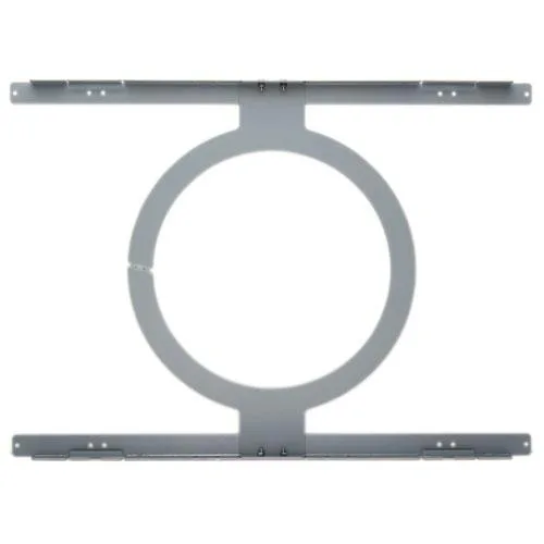 White metal ceiling mount ring with four support arms for speaker installation