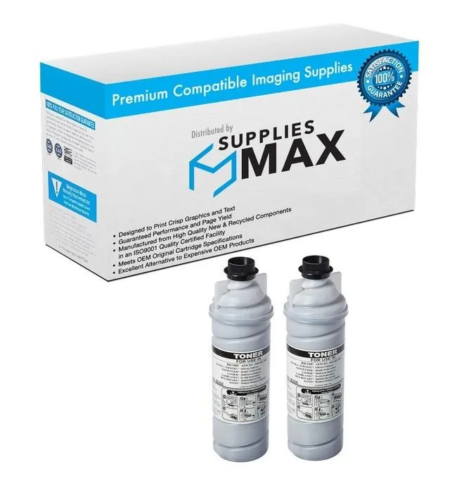 SuppliesMax SuppliesMax RIC885144_2PK Black Toner Cartridge 2-Pack 20000 Pages — product photo