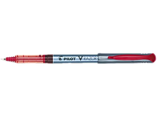 Pilot Pen Pilot Pen 11022 V Razor Point Liquid Pen, Red, Extra Fine 0.5 mm, Dozen — product photo