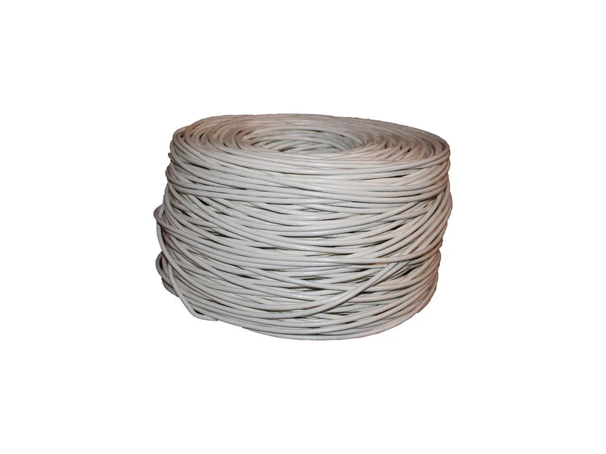 sakose sakose C6E-1000W Cat 6 network ethernet cable 1000 ft White — product photo