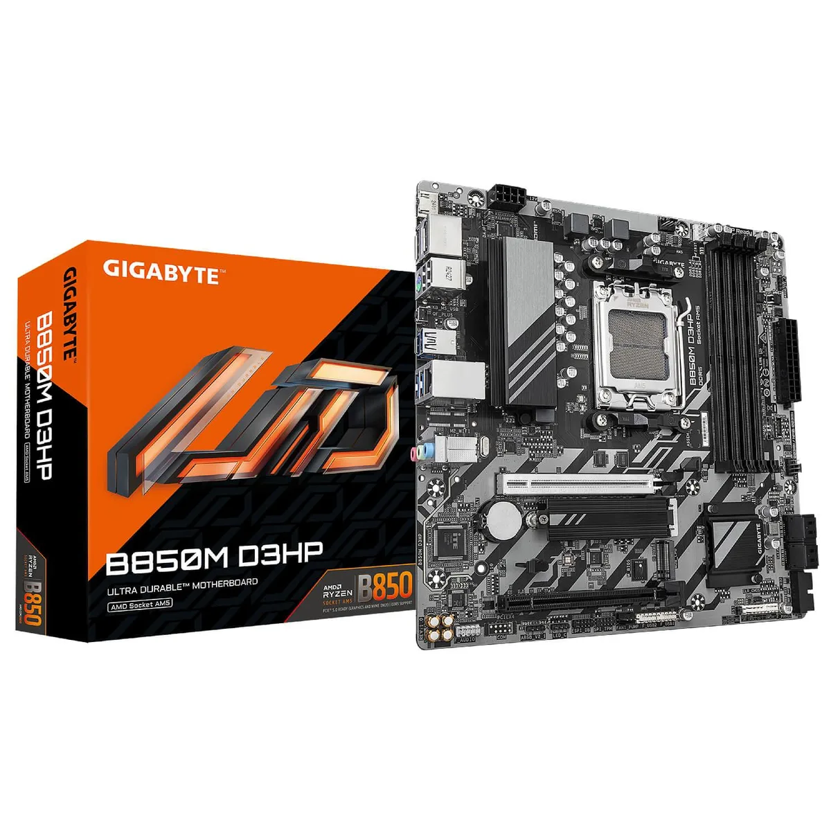 GIGABYTE GIGABYTE B850M D3HP AMD motherboard — product photo