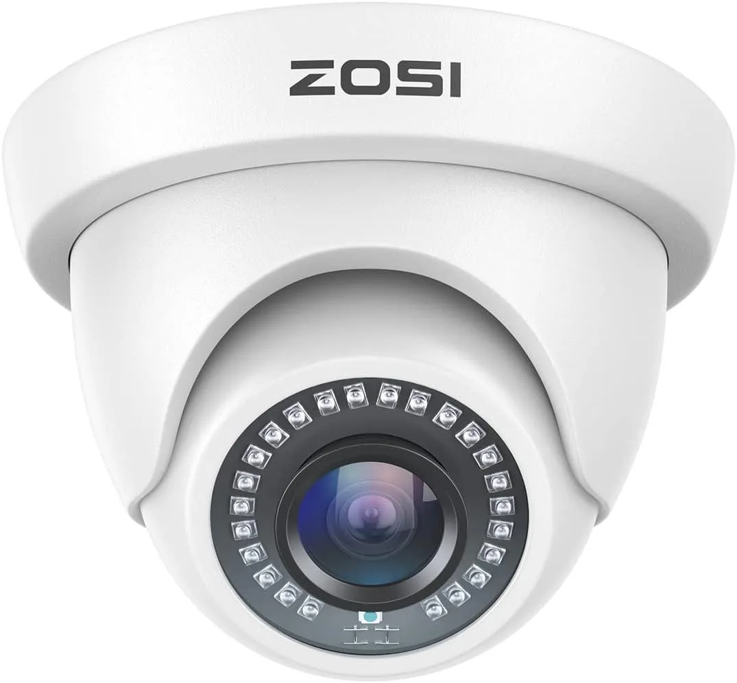 BFKK BFKK 2.0MP 1080P 4-in-1 Dome Camera White 80ft Night Vision — product photo