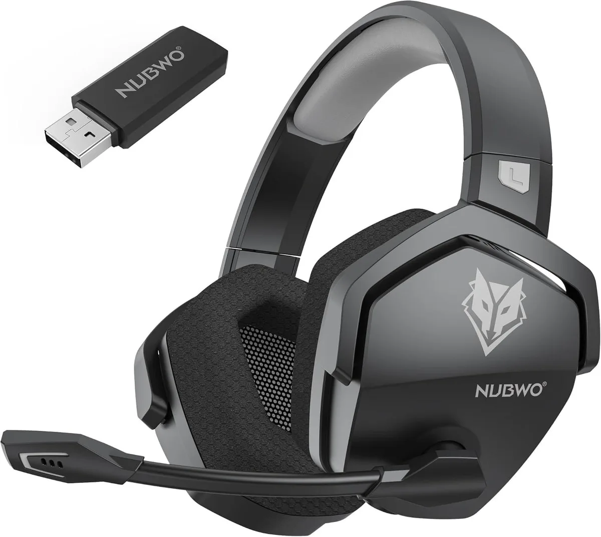 BFKK BFKK G06 Dual Wireless Gaming Headset Black-Grey — product photo