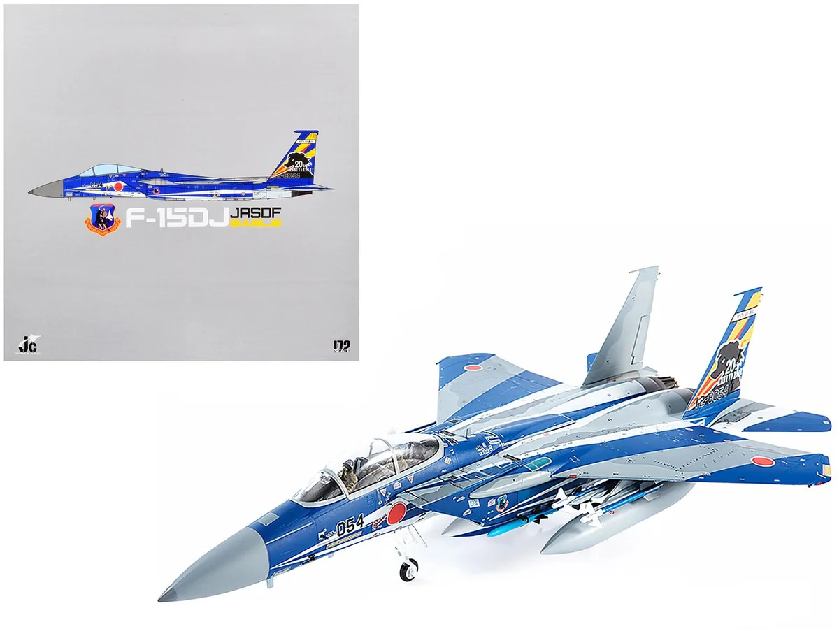 JC Wings JC Wings F-15DJ JASDF Eagle 23rd Fighter Training Group 20th Anniversary Ltd Ed 600 pcs 1/72 Diecast — product photo