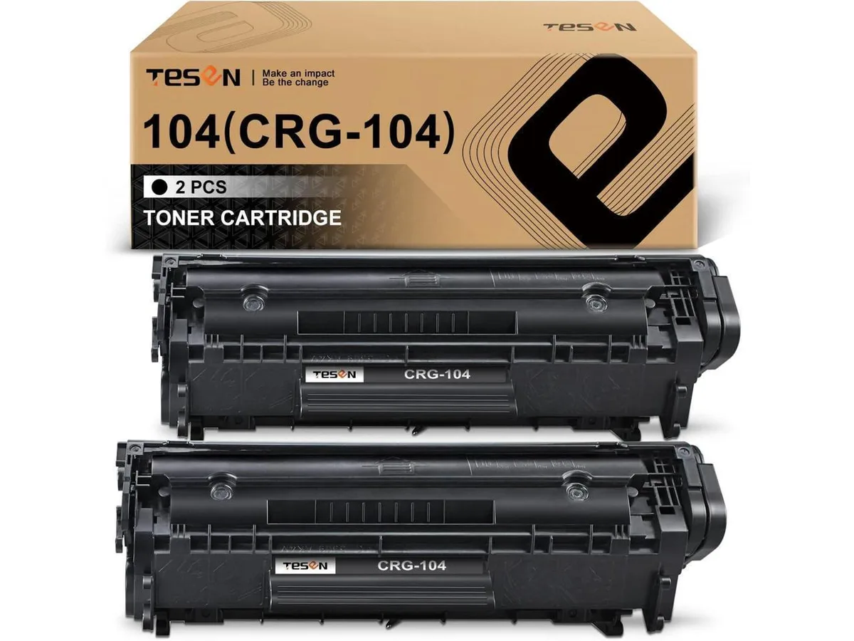 V4ink V4ink 104 CRG-104 Black Toner Cartridge 2-Pack — product photo