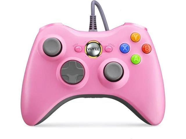 LORDWORLD LORDWORLD Wired Controller for Xbox 360 &amp; PC (Pink) — product photo