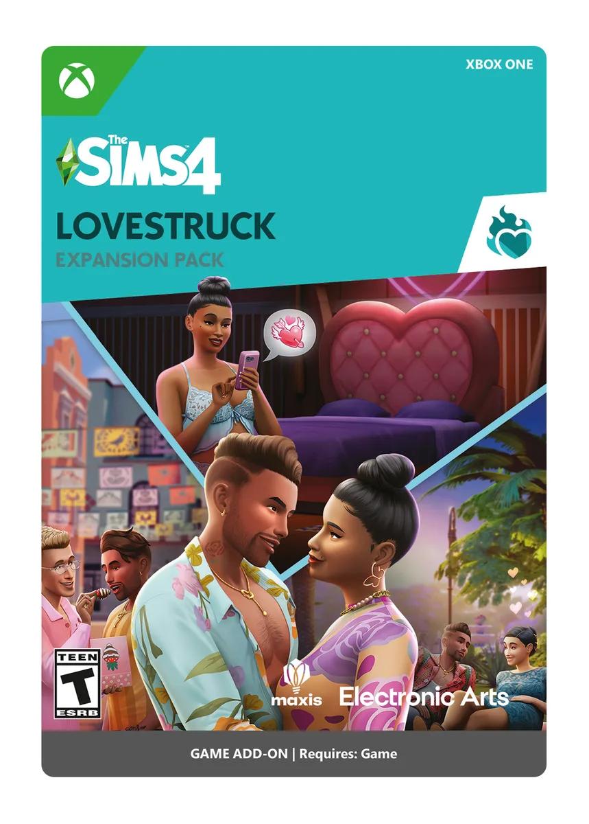 Electronic Arts Electronic Arts 7D4-00722 The Sims 4 Lovestruck Expansion Pack downloadable game — product photo