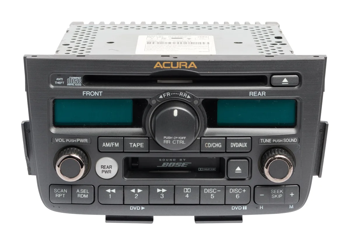 1 Factory Radio 1 Factory Radio 39100-S3V-A610 Receiver 2003-04 Acura MDX 6-Disc CD Cassette — product photo