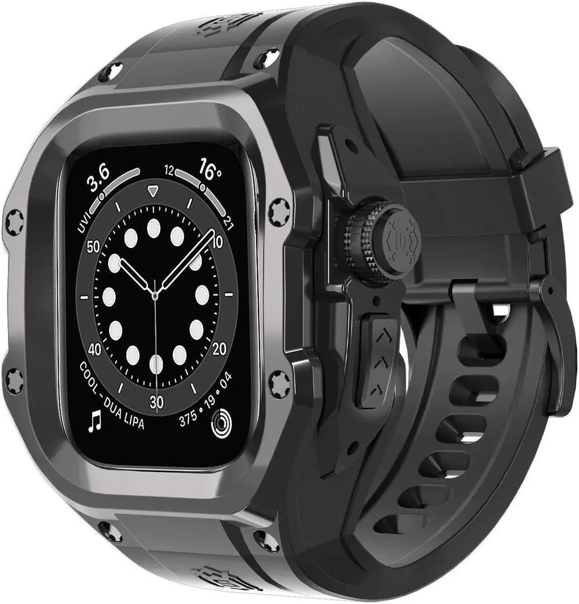 SMUGDESK SMUGDESK Waterproof Case with Band for Apple Watch Ultra 2 / Ultra 1 49mm Black — product photo