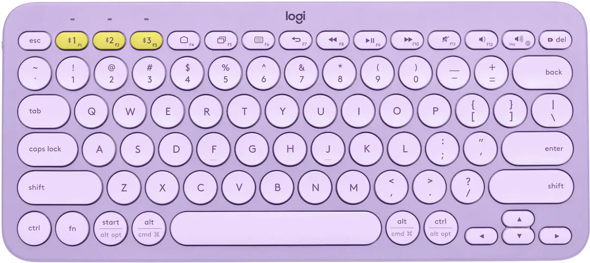 Logitech Logitech 920-011135 K380 Bluetooth Keyboard Lavender — product photo