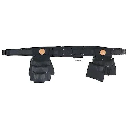 Klein Tools Klein Tools 5709XL Tool Belt, Black Nylon, 11 Pockets, Waist 40-44 In — product photo