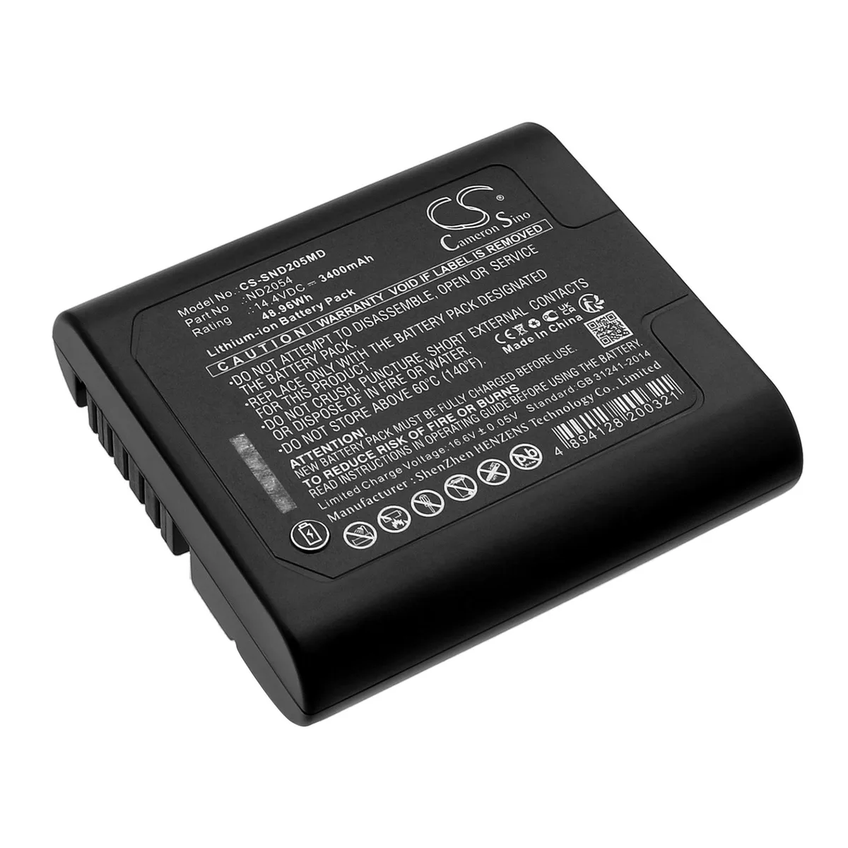 Cameron &amp; Co Cameron &amp; Co DS-CS-SND205MD GPS Battery 14.4V 3400mAh 48.96Wh Black — product photo