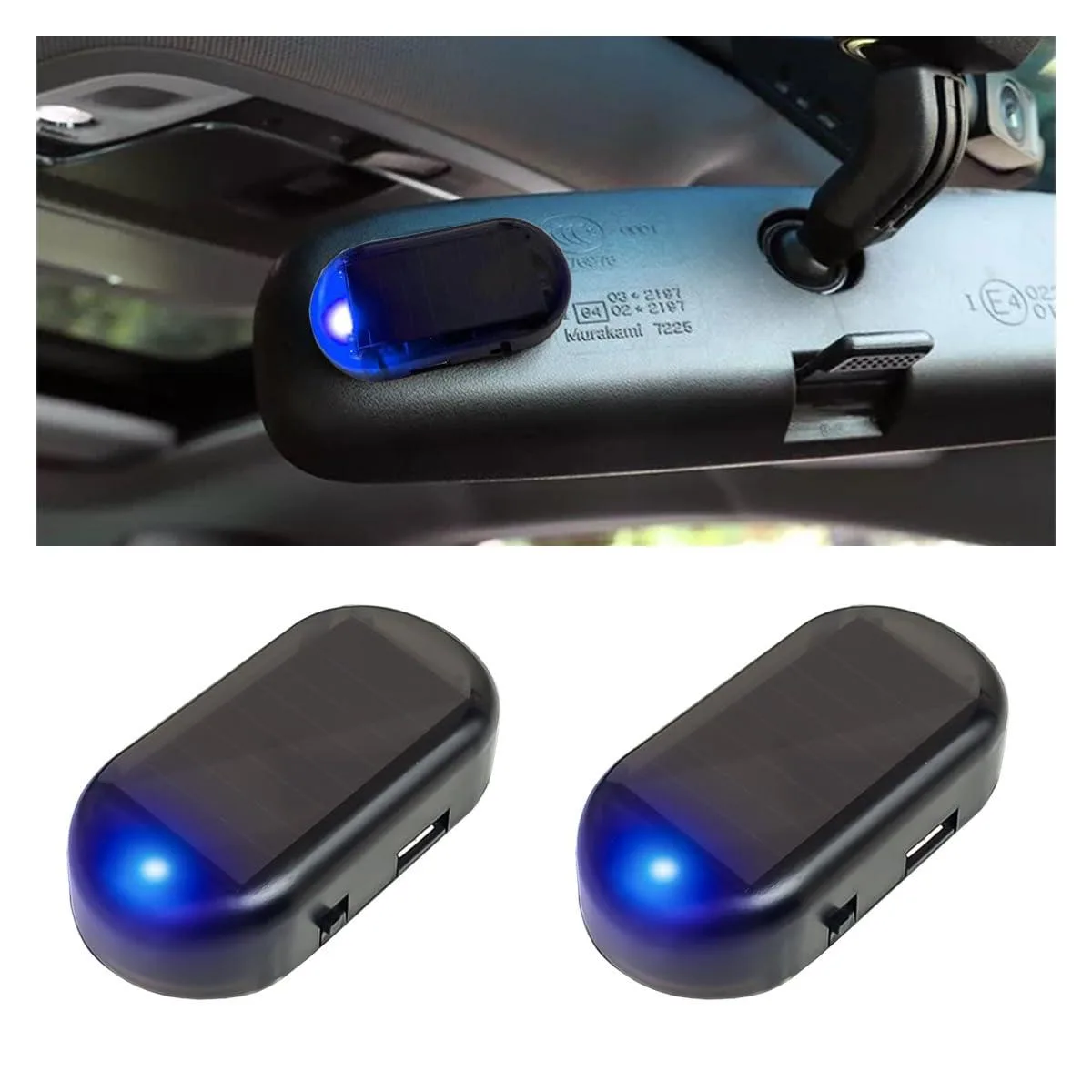  VIPER Simulated Car Alarm Blue 2PCS 1.98 x 1.04 x .47 in — product photo