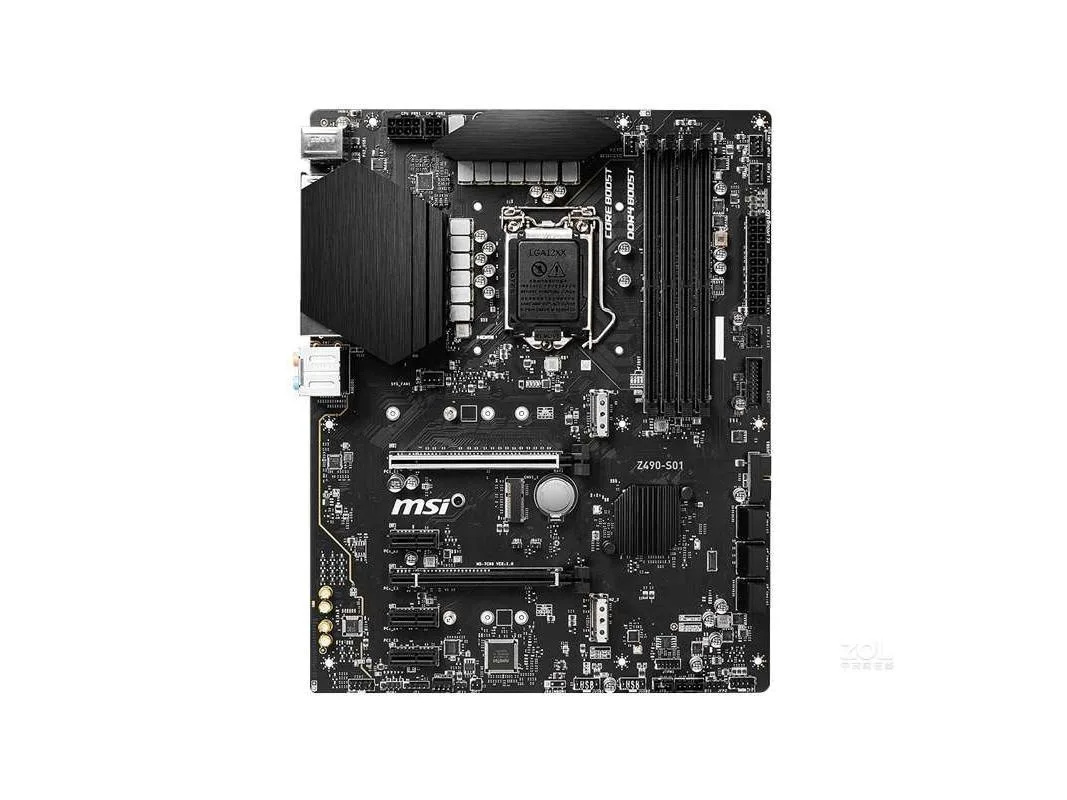 MSI MSI Z490-S01 LGA 1200 Intel Z490 DDR4 128GB ATX Motherboard — product photo