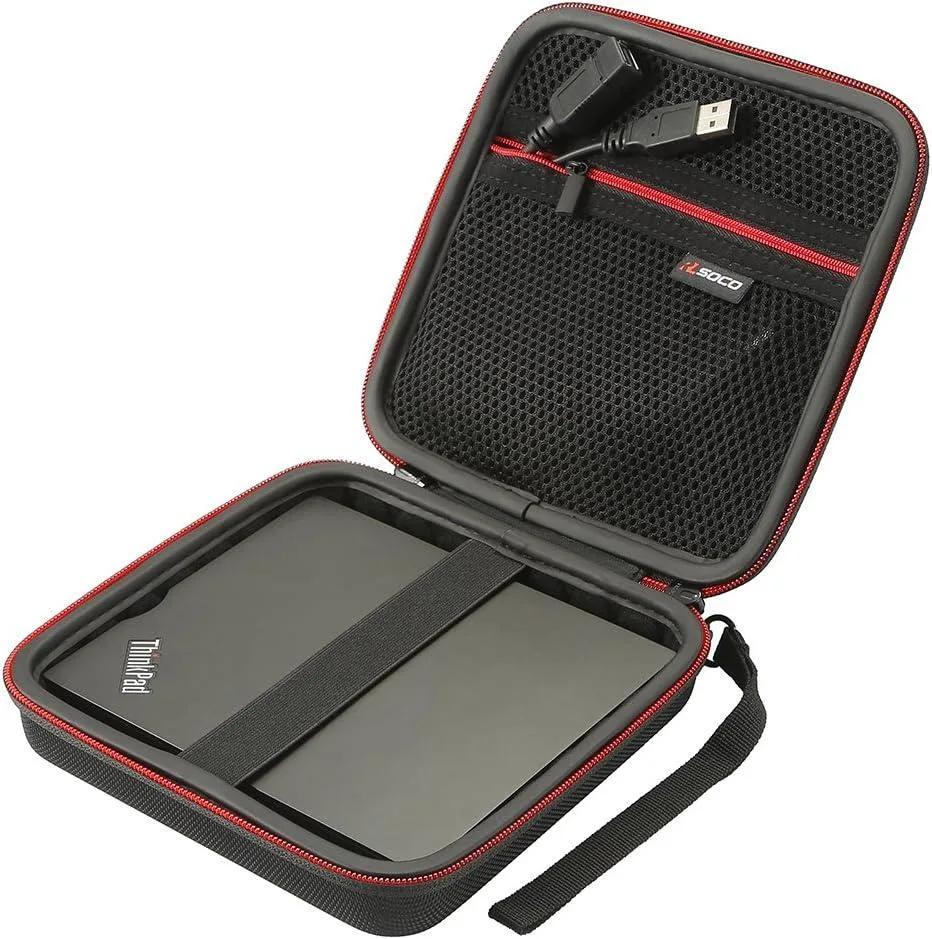PISKEKAT PISKEKAT Carrying Case for External USB CD DVD Blu-Ray Drive 6.8 x 6.8 x 1.8 inch 125g — product photo