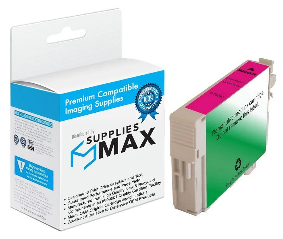 SuppliesMax SuppliesMax Magenta Inkjet Cartridge T098320 (No. 98) — product photo