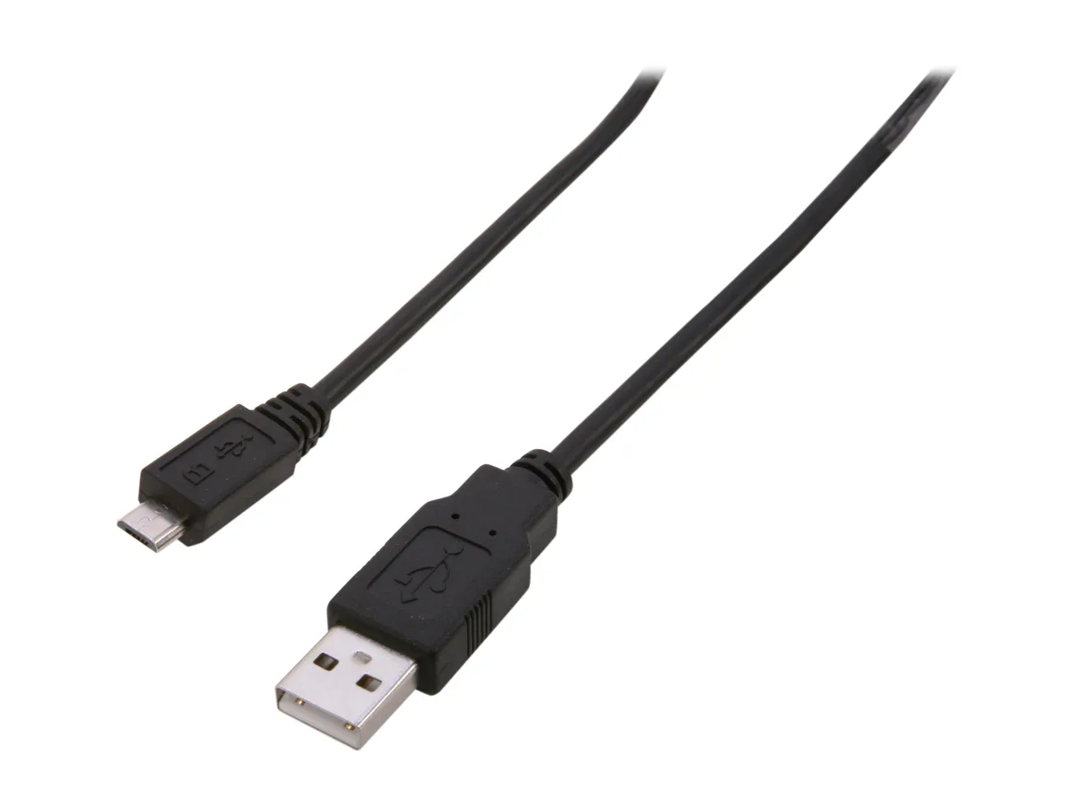 Kaybles Kaybles USB-MIC-6 USB 2.0 A Male to Micro USB B Male cable black — product photo