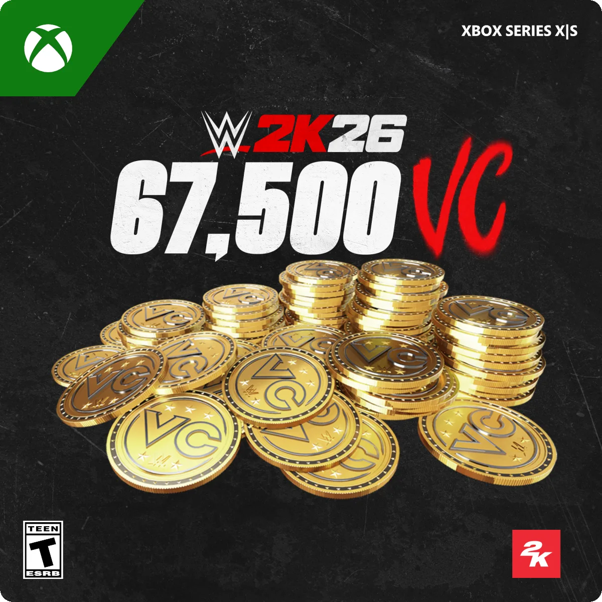 2K GAMES 2K GAMES 7F6-00928 WWE 2K26 67500 Virtual Currency Pack downloadable game — product photo