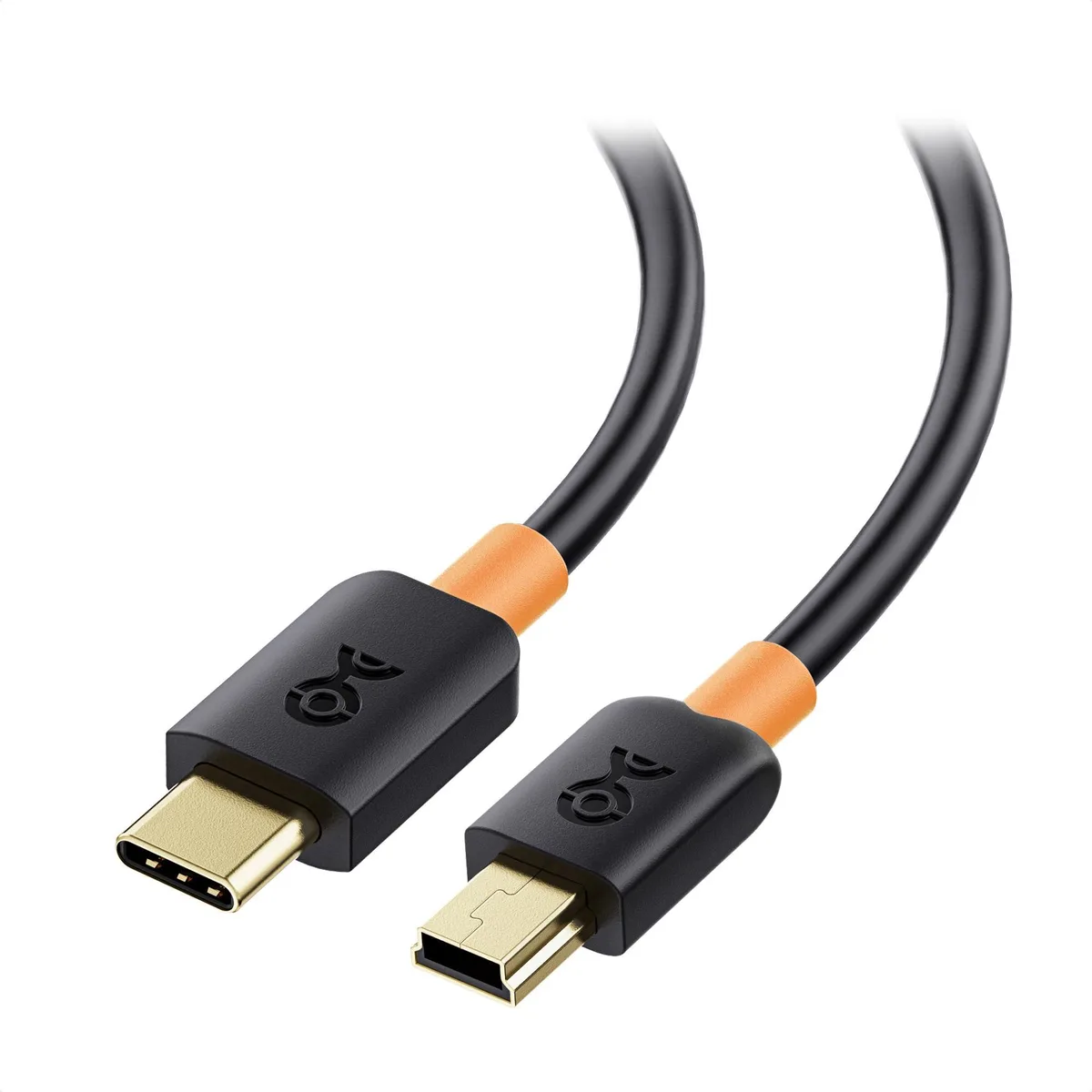  Cable Matters 201004 USB-C to Mini USB cable 6.6ft Black 480Mbps 15W — product photo