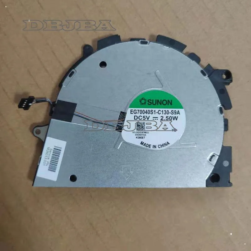 DBTLAP DBTLAP CPU Cooling Fan EG70040S1-C130-S9A 2.50W 4Pin for HP ProBook 440 450 455 650 G8 — product photo