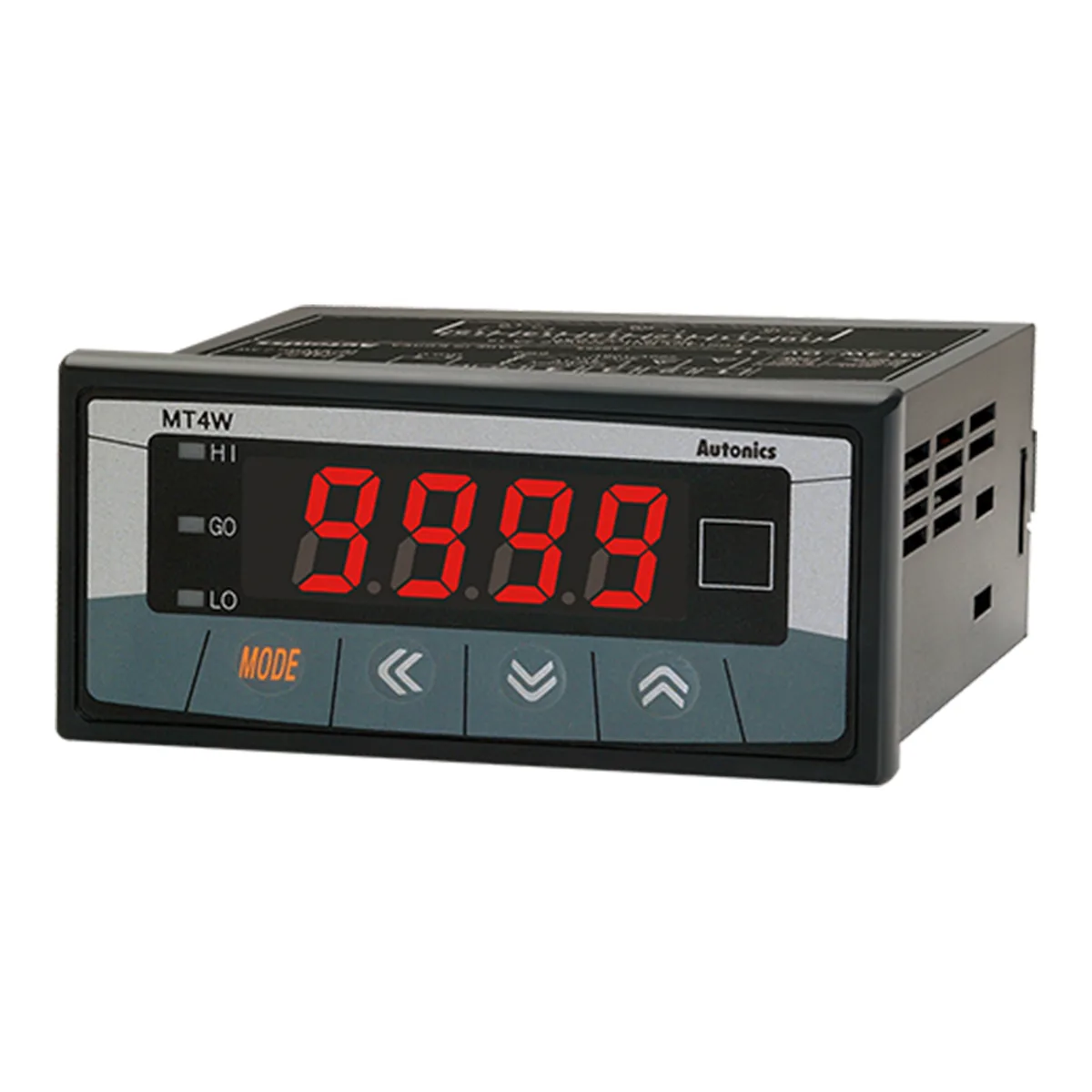 Autonics Corp Autonics Corp MT4W-DV-48 Digital Panel Meter NPN 0-500V DC 100-240VAC 50/60Hz 14.2mm LED electrician tool — product photo