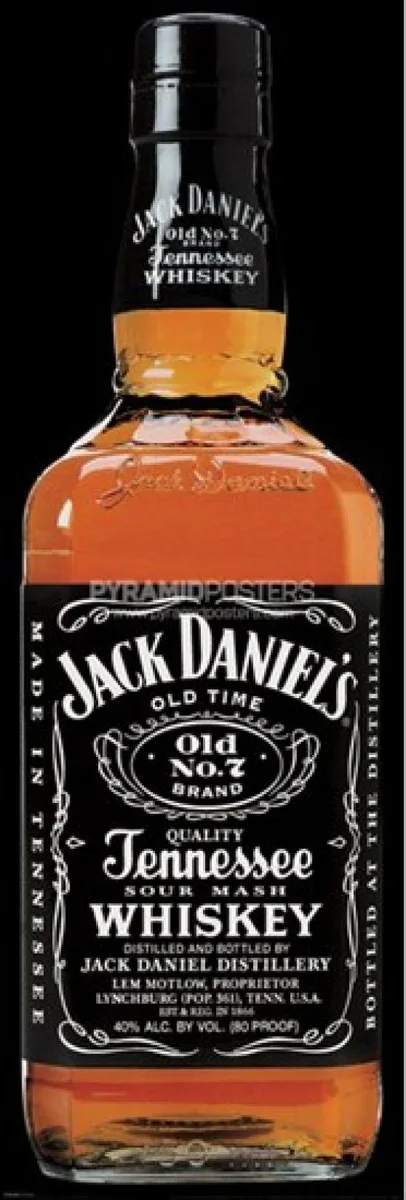 Posterazzi Jack Daniel's bottle door poster 21 by 62 inches