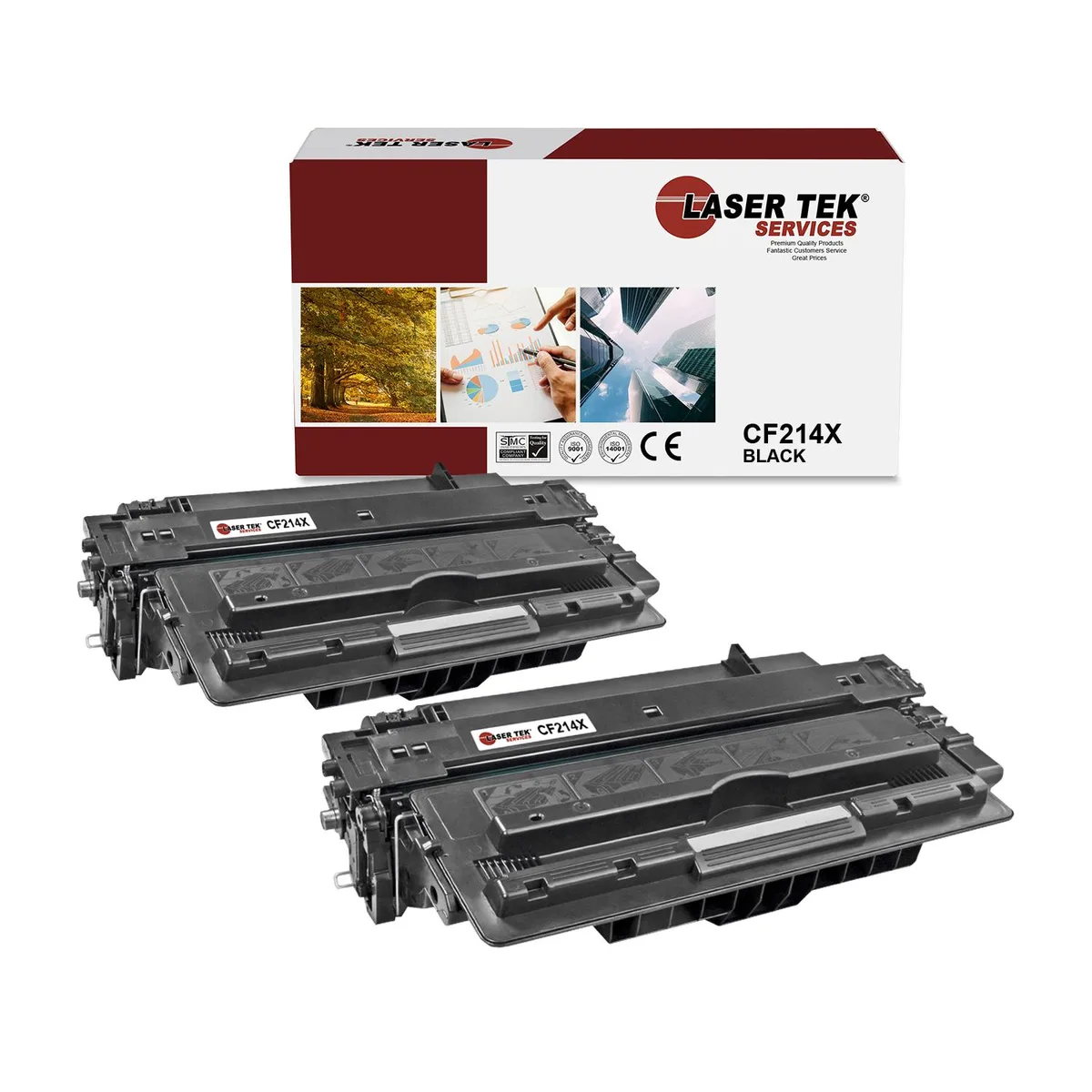 Laser Tek Services Laser Tek Services CF214X Black Toner Cartridge 2PK 17500 pages — product photo