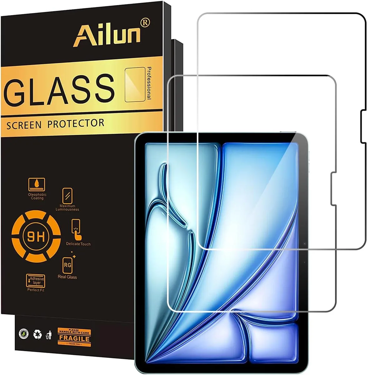 Leelbox Leelbox 11 inch iPad Screen Protector 2 Pack 0.33mm 9H Tempered Glass — product photo