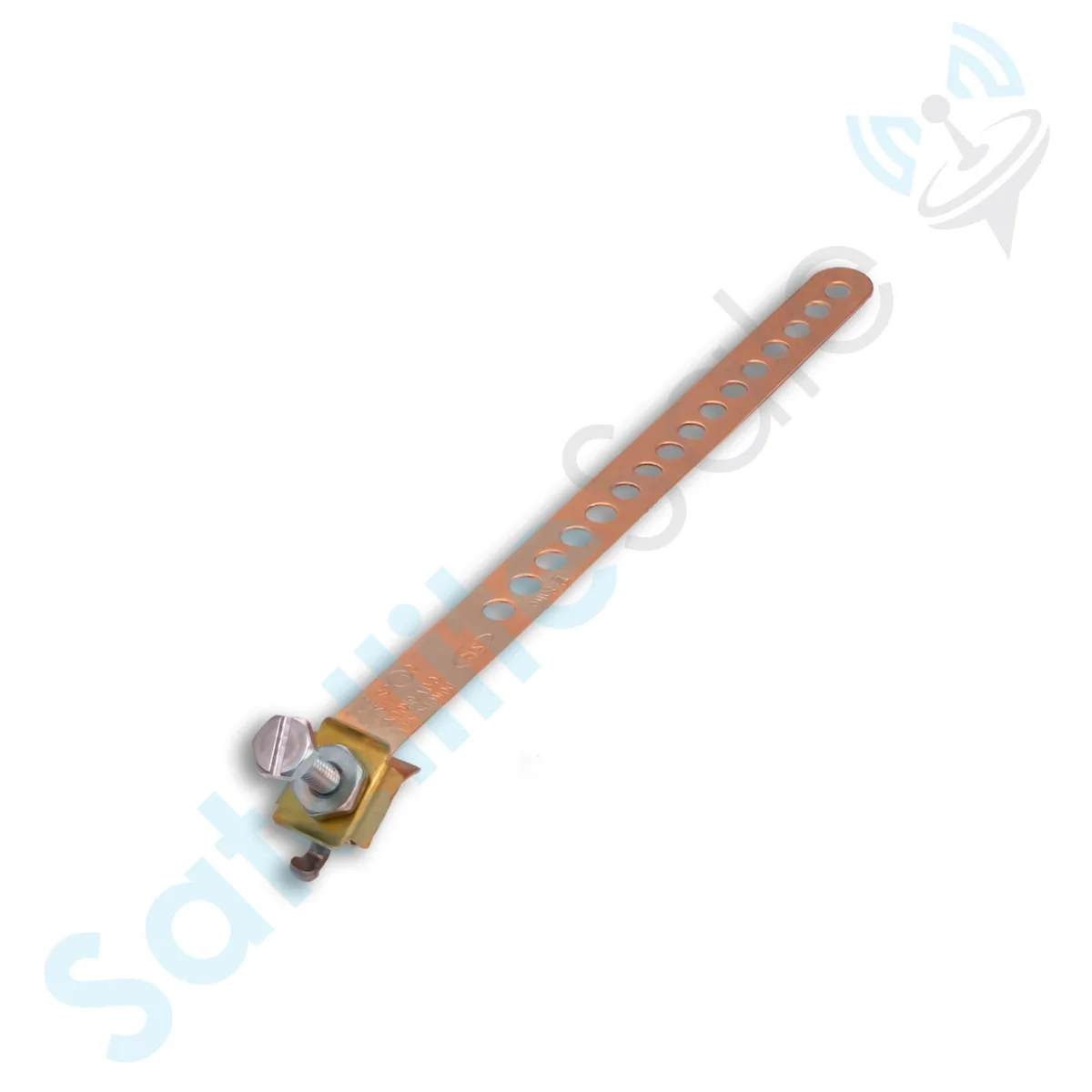 SatelliteSale SatelliteSale SS-GSC6-10 Copper Coated Grounding Strap 6" Pack of 10 — product photo
