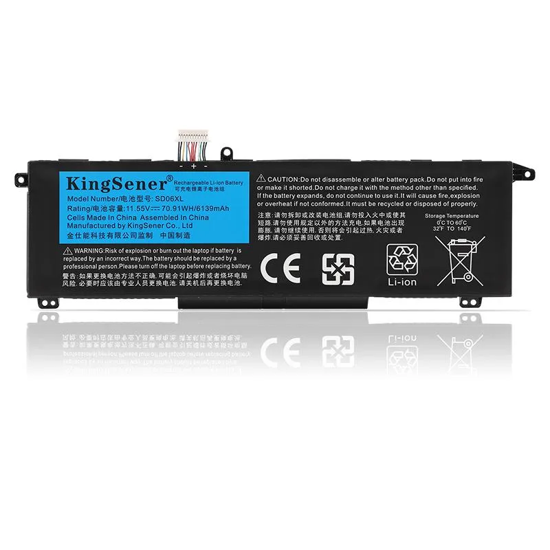 KingSener KingSener SD06XL laptop battery 11.55V 70.91WH — product photo