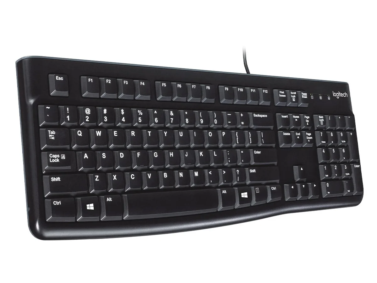 Logitech Logitech K120 Wired Keyboard - Black — product photo