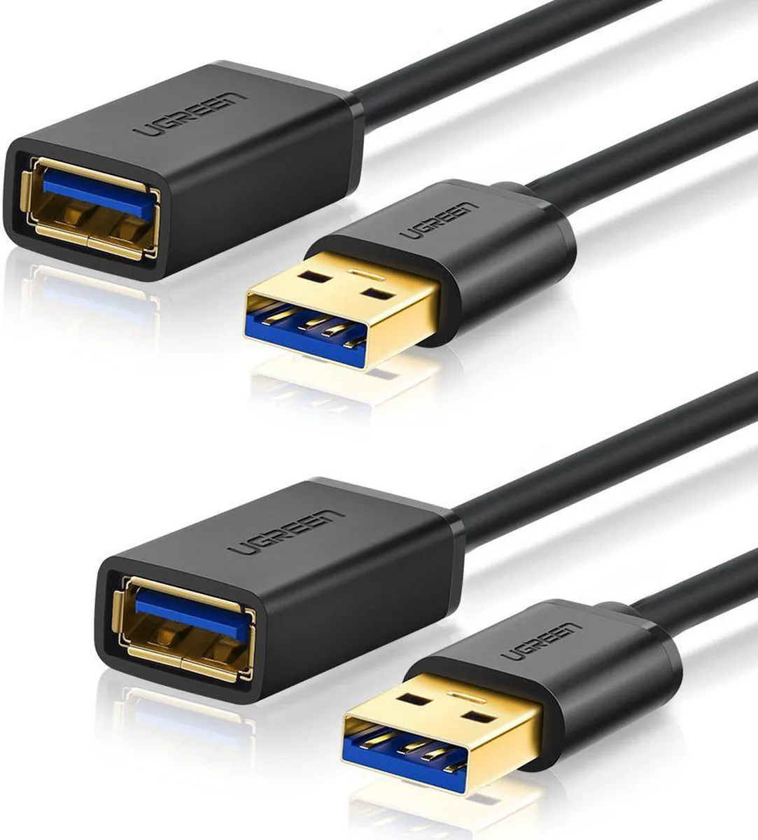 SMUGDESK SMUGDESK USB 3.0 Extension Cable 10ft 2-Pack — product photo
