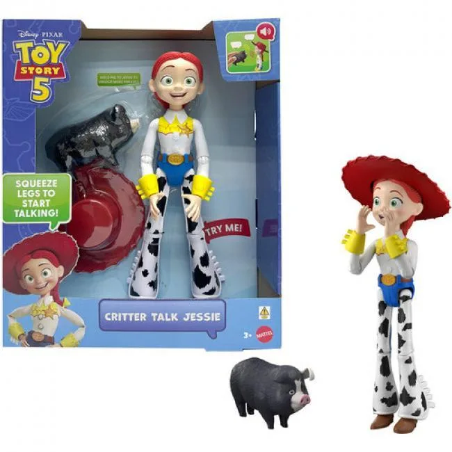 Mattel Mattel JKL99 Toy Story 5 Critter Talk Jessie 12" Action Figure with Jimmy Dean Pig Accessory 35+ Sounds — product photo