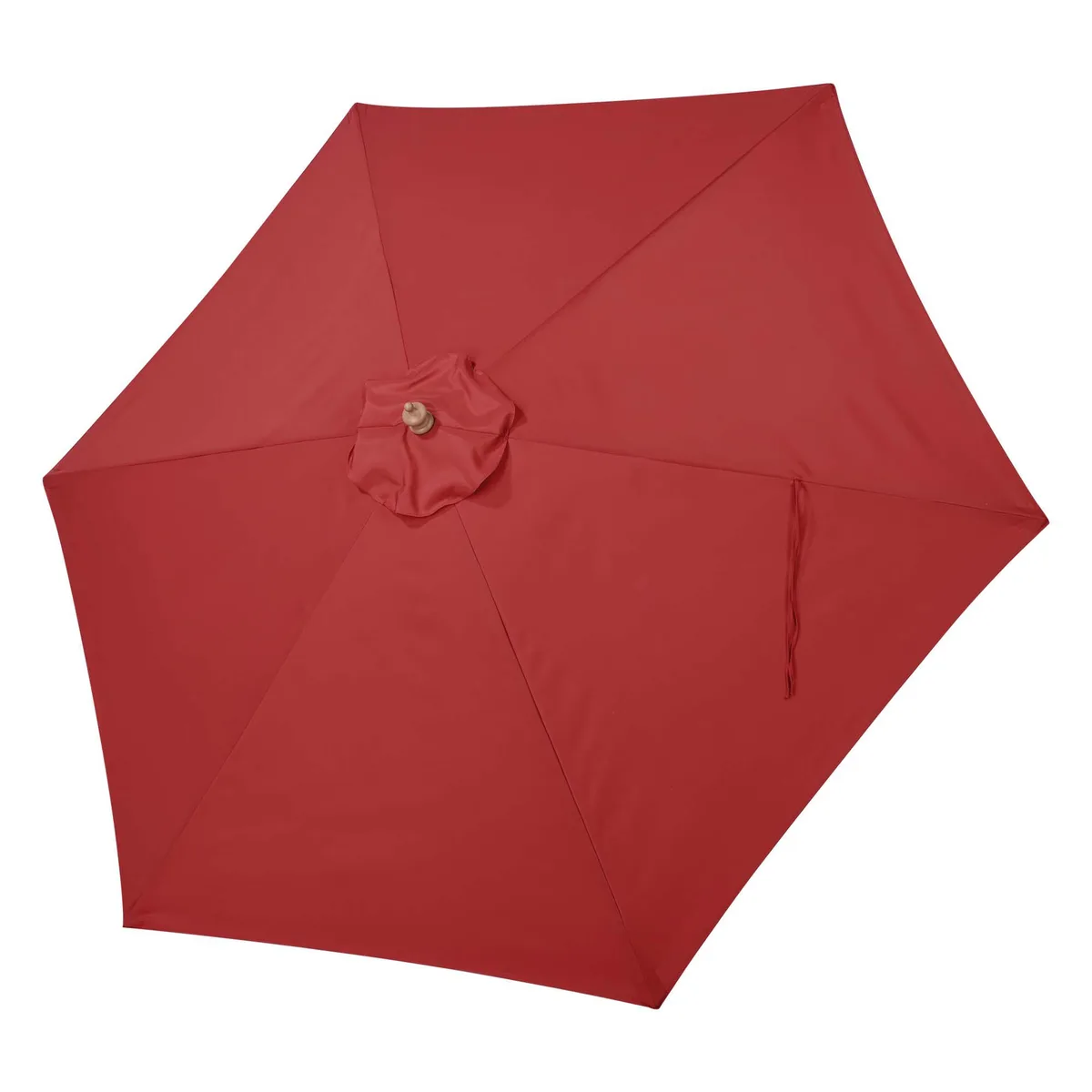 Yescom USA, Inc. Yescom 9ft 6-Rib Replacement Canopy Red 267cm Diameter 180g PFAS-Free Polyester UV30+ — product photo