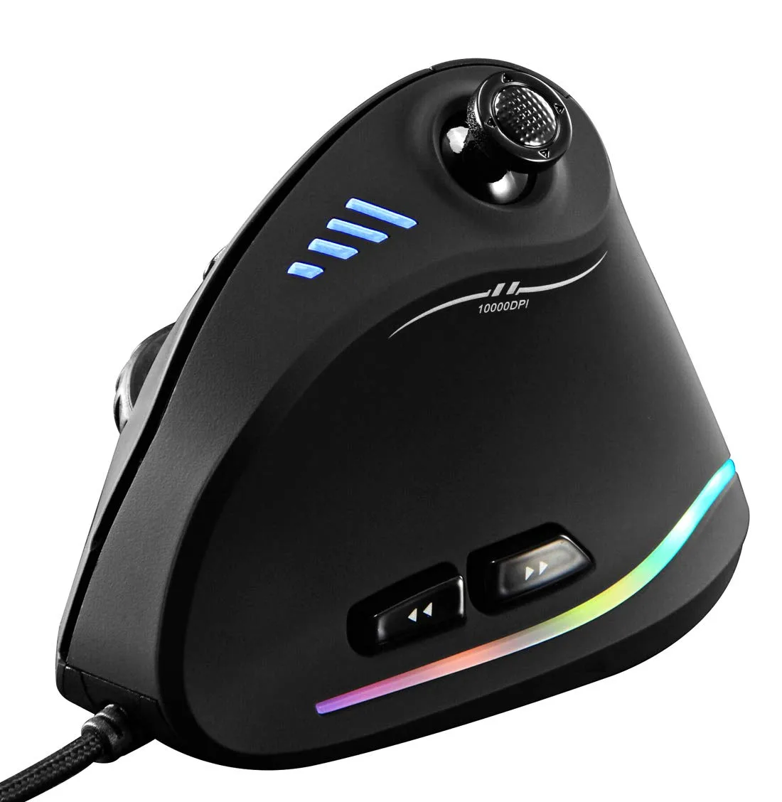 Corn Electronics Corn Electronics G19C18 Vertical Gaming Mouse Black 10000 DPI 11 Buttons — product photo