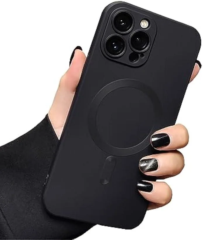 KINGARD KINGARD Magnetic Silicone Case iPhone 13 Pro Max 6.7 Black — product photo