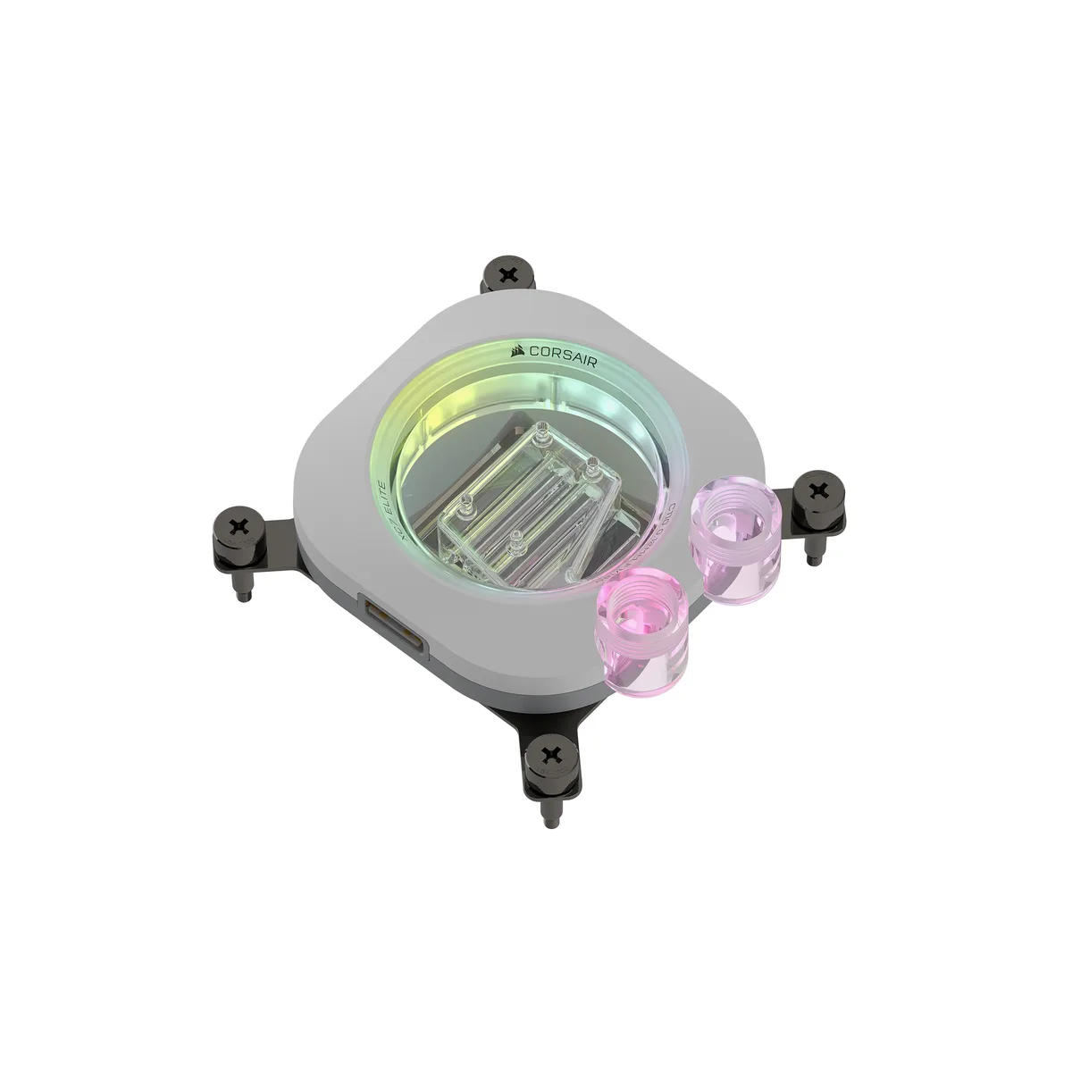 Corsair Corsair iCUE LINK XC7 RGB ELITE WHITE CX-9010022-WW CPU Water Block White diy cooling — product photo