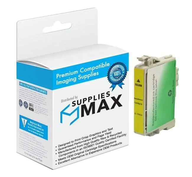 SuppliesMax SuppliesMax Yellow Inkjet Cartridge T063420 — product photo