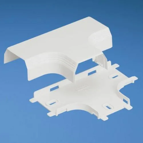 Panduit Panduit T45TIW Tee 3000 Series Raceway Off White PVC — product photo