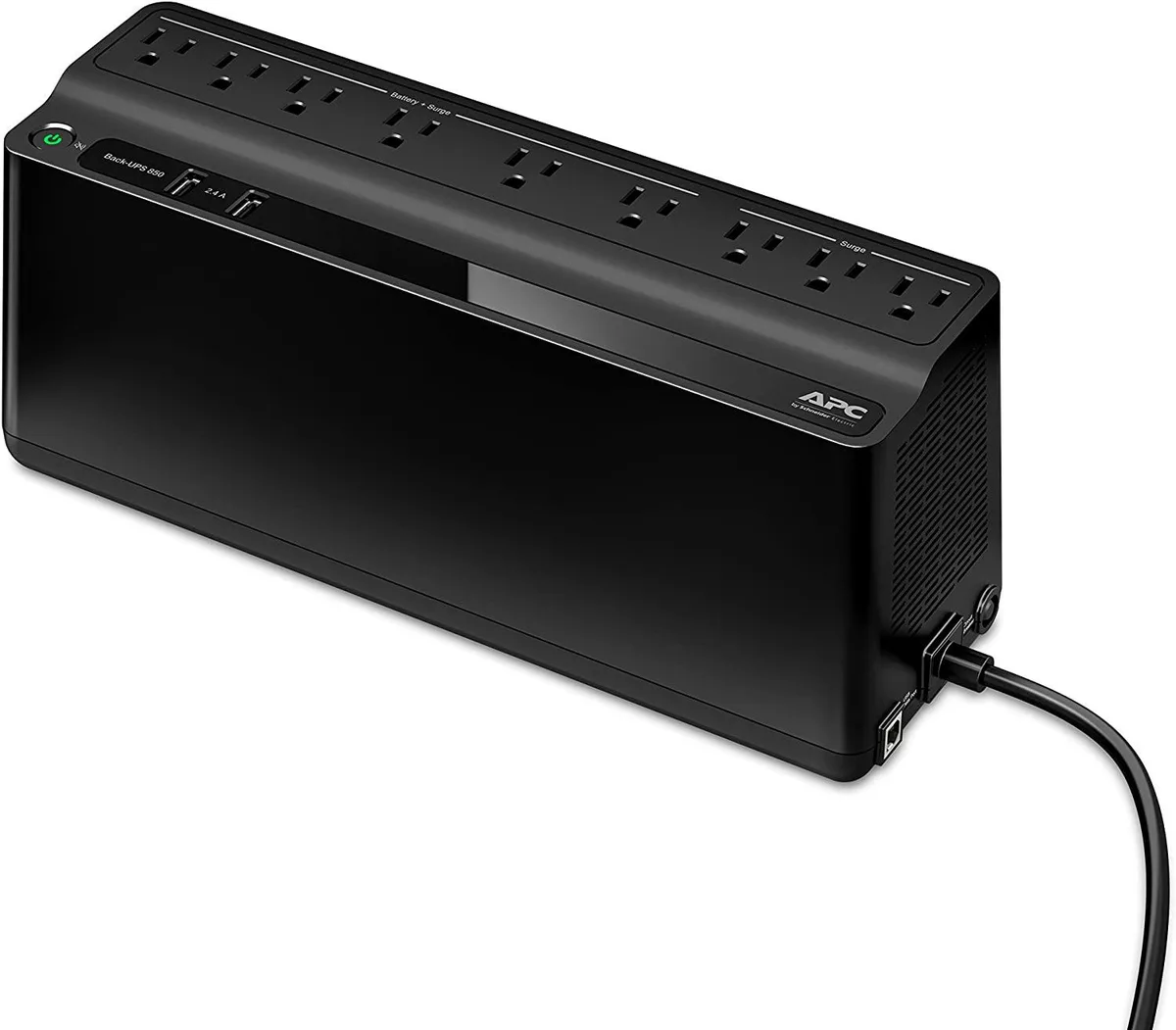 APC APC BE850G2 Back-UPS 850VA 450W 9 Outlets 2 USB 2.4A — product photo
