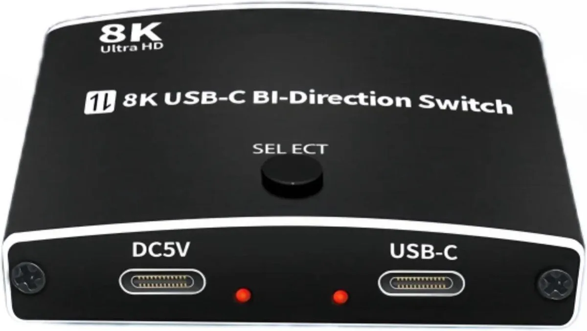 Vszerda Vszerda USB-C KVM Switch 2-in-1 / 1-in-2 8K@60Hz 10Gbps — product photo