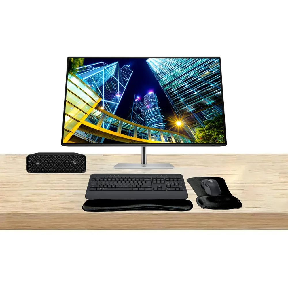 HP HP Z2 Mini G9 i7-14700 32GB DDR4 512GB SSD 732pk 32" 4K Monitor MK650 Bundle — product photo