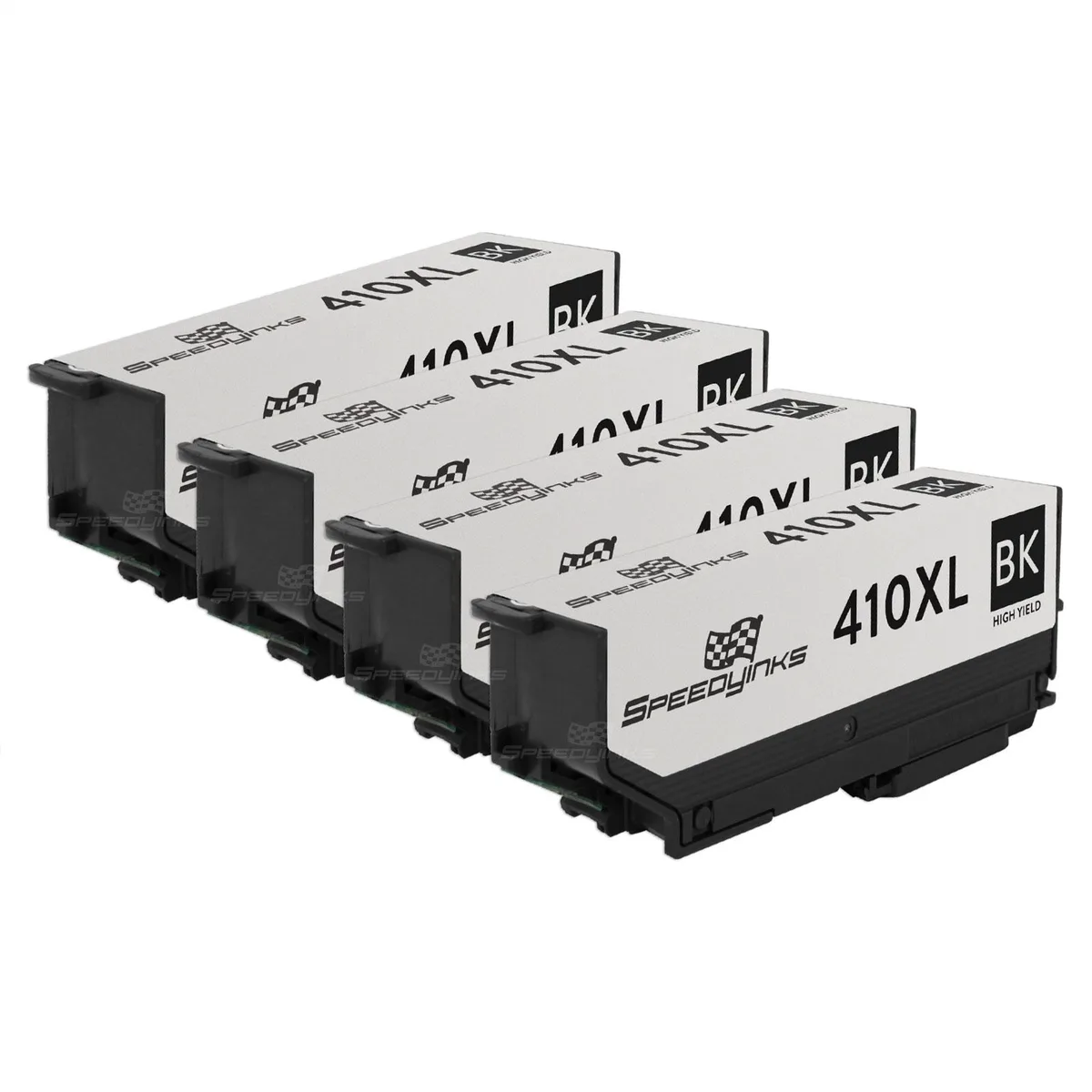SpeedyInks SpeedyInks Remanufactured Epson 410XL Black Ink Cartridge 4-Pack 500 Pages — product photo