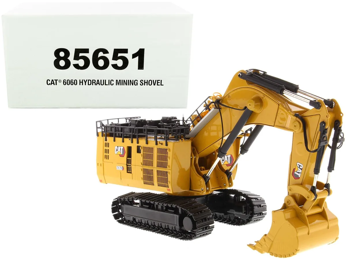 DieCast Masters DieCast Masters CAT 6060 Hydraulic Mining Backhoe Shovel High Line Series 1/87 Hobby Collectible — product photo