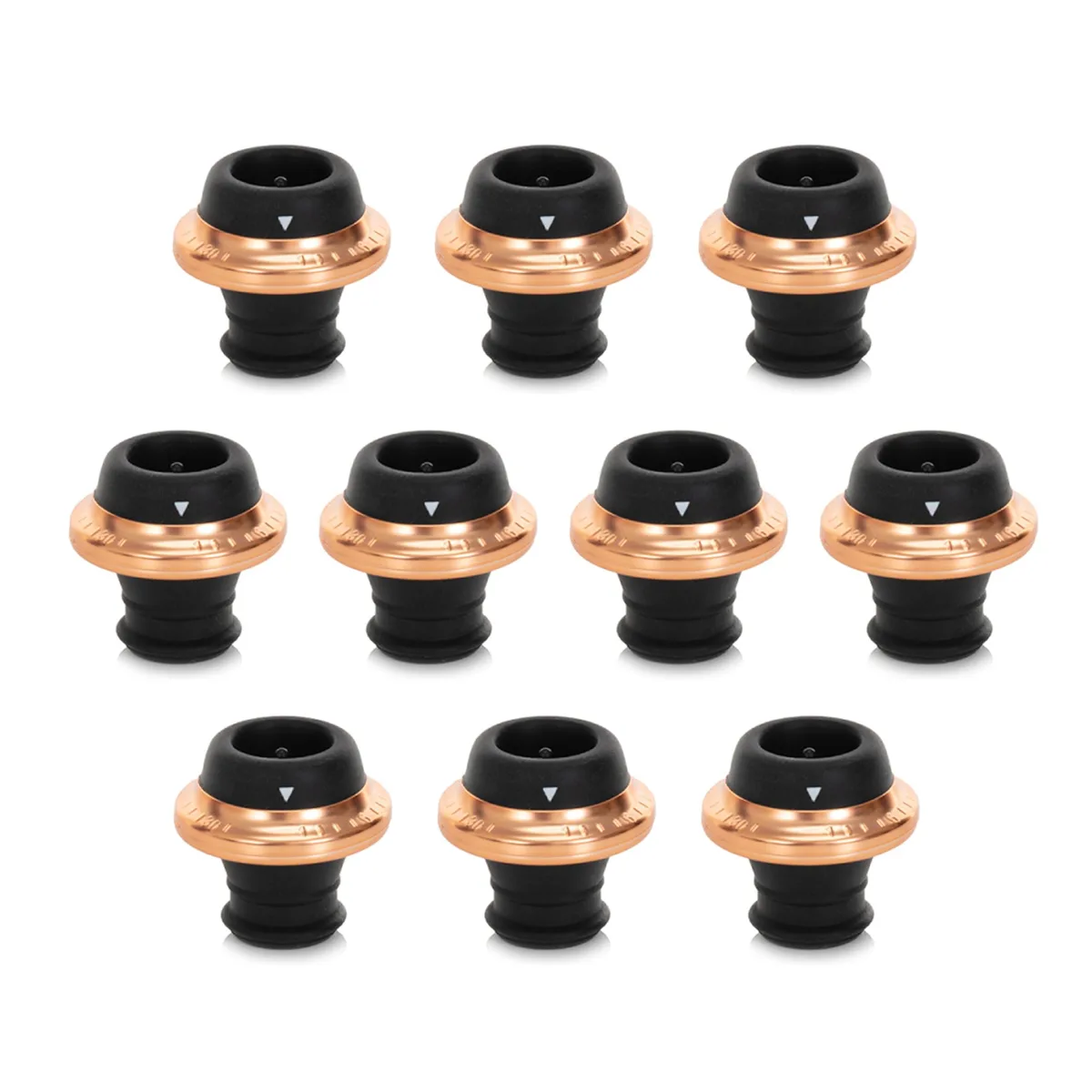  VIN FRESCO Electric Wine Preserver Black &amp; Rose Gold — product photo