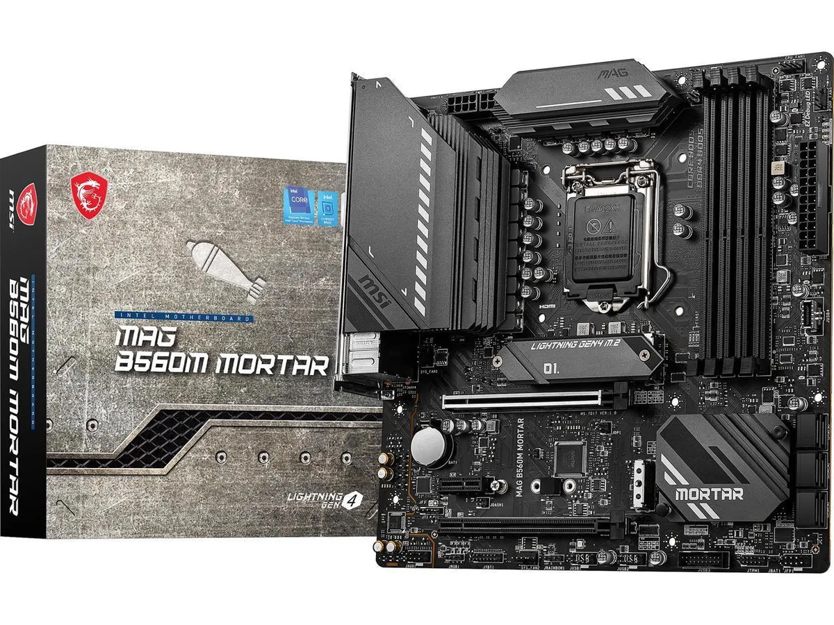 MSI MSI MAG B560M MORTAR Intel motherboard — product photo