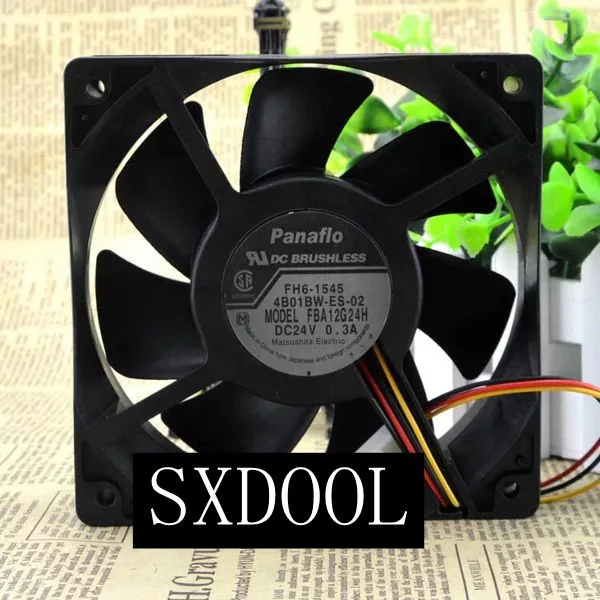 SXDOOL SXDOOL 12038 120x38mm DC24V 0.3A 3-pin case fan — product photo