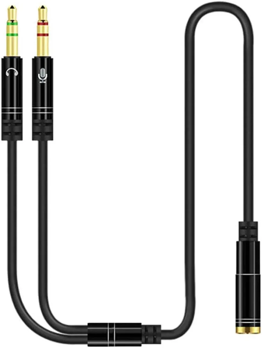 Vszerda Vszerda 3.5 mm Audio Mic Splitter Cable Female to 2 Male — product photo