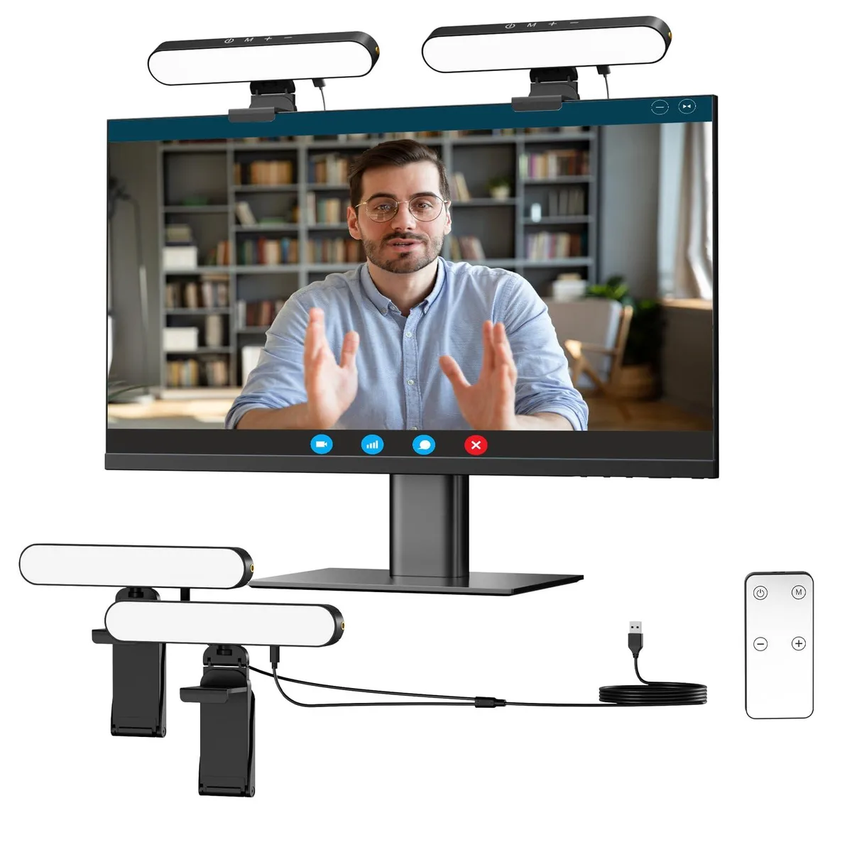 Takerers F-663 Dual Webcam Light Kit (2-Pack) — product photo