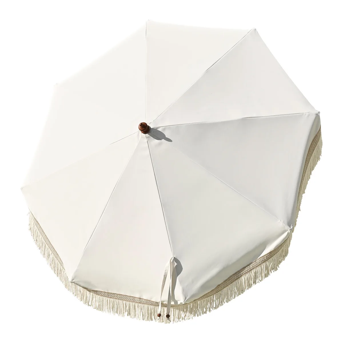 Yescom USA, Inc. Yescom USA, Inc. 7 Ft Boho Fringe Replacement Canopy Beige with Tassels — product photo